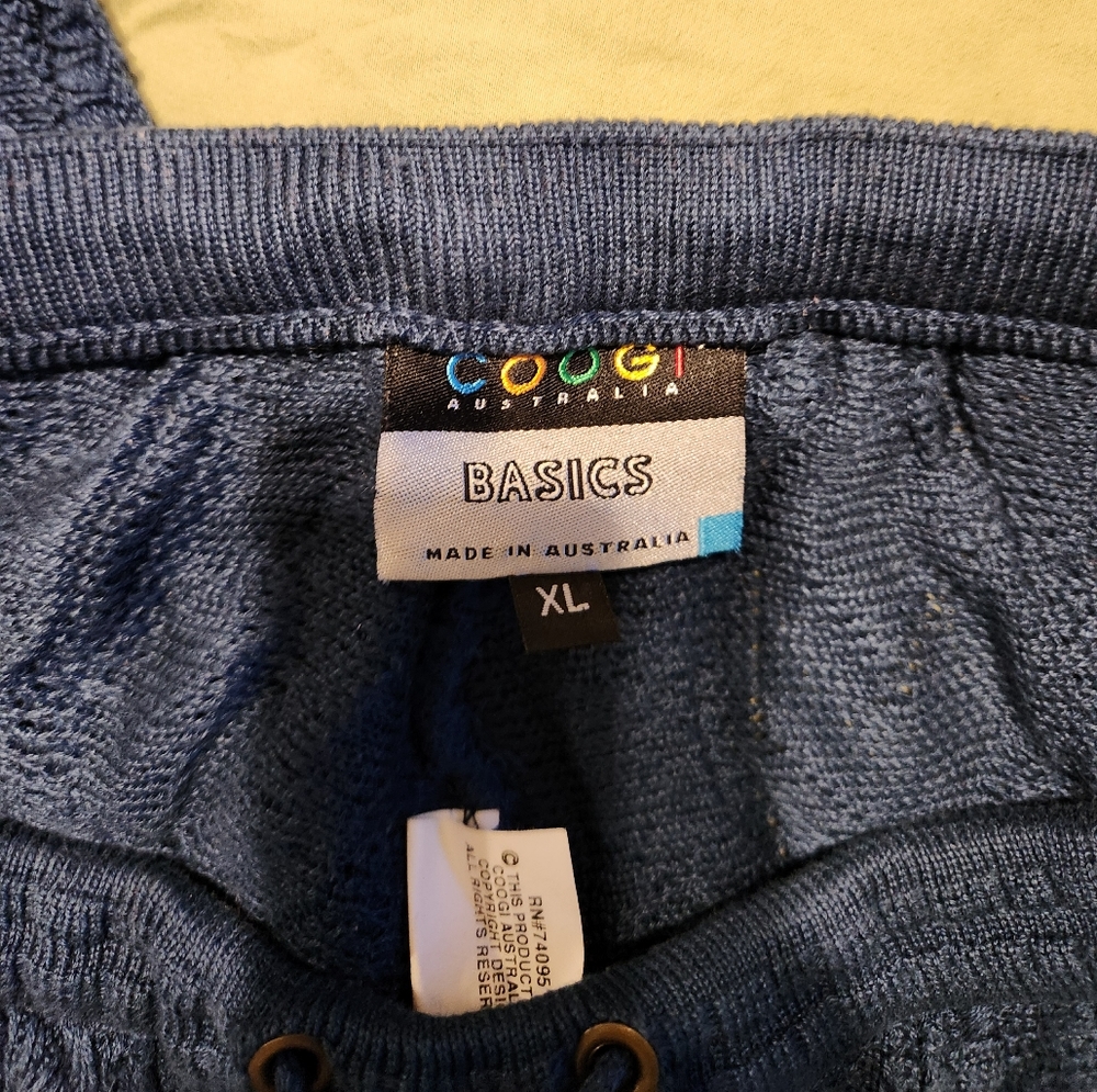 Coogi sweater and pants